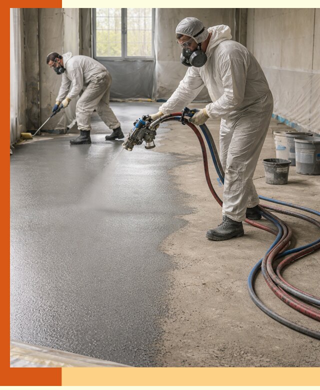 Гидроизоляция полимочевиной полов и конструкций в Сарове