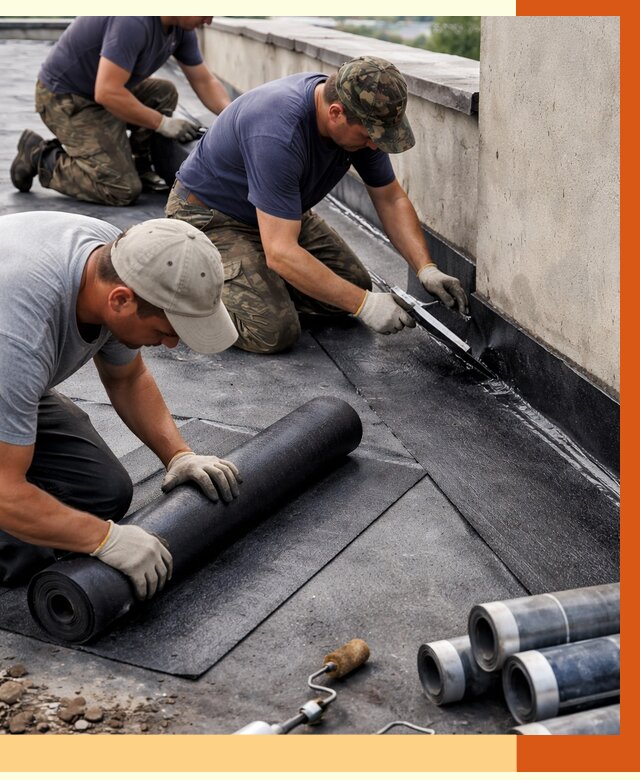 Гидроизоляция кровли в Сарове от 4687 руб. — профессиональная гидроизоляция крыши | ТепломастерСро