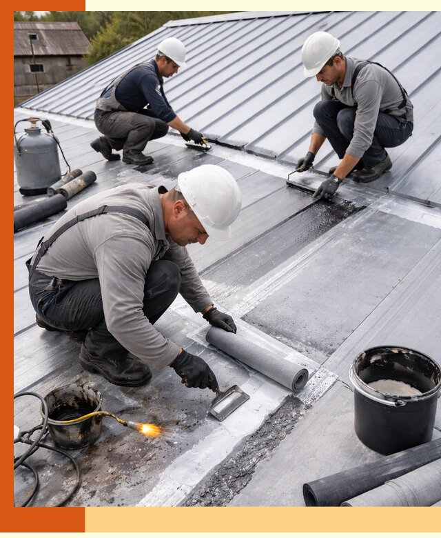 Гидроизоляция металлической кровли с гарантией в Сарове