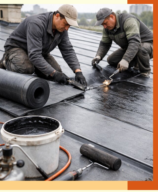 Гидроизоляция фальцевой кровли в Сарове от 7811 руб. под ключ | ТепломастерСро