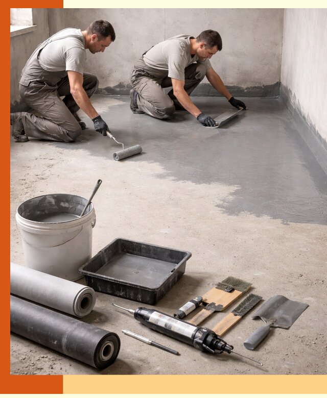 Гидроизоляция пола в Сарове — надежная защита от влаги и протечек