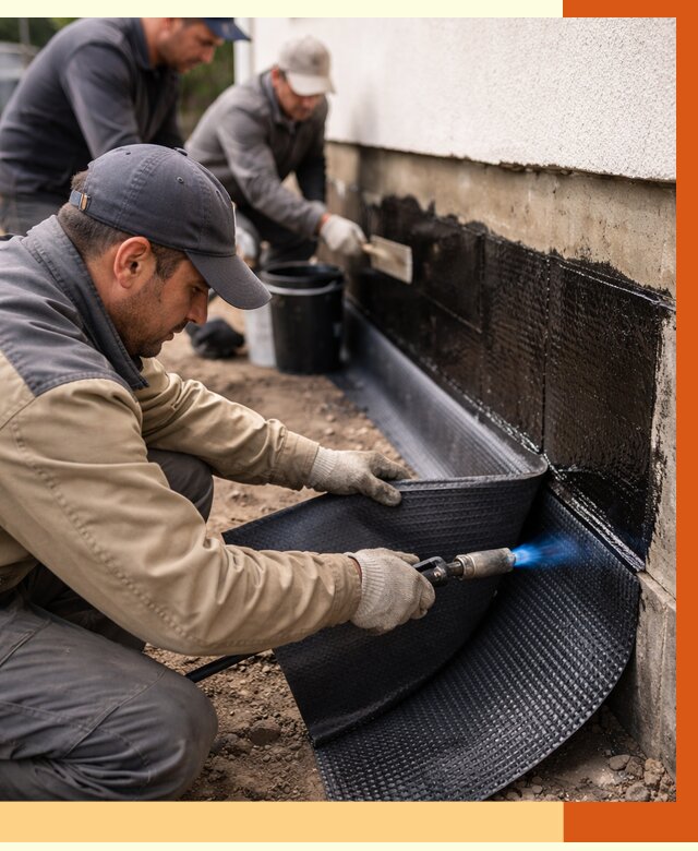 Гидроизоляция цоколя и отмостки в Сарове от 8853 руб. — ТепломастерСро