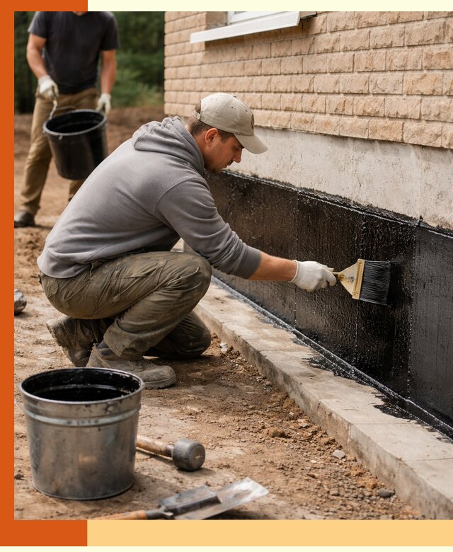 Гидроизоляция цоколя домов и зданий в Сарове эффективными методами