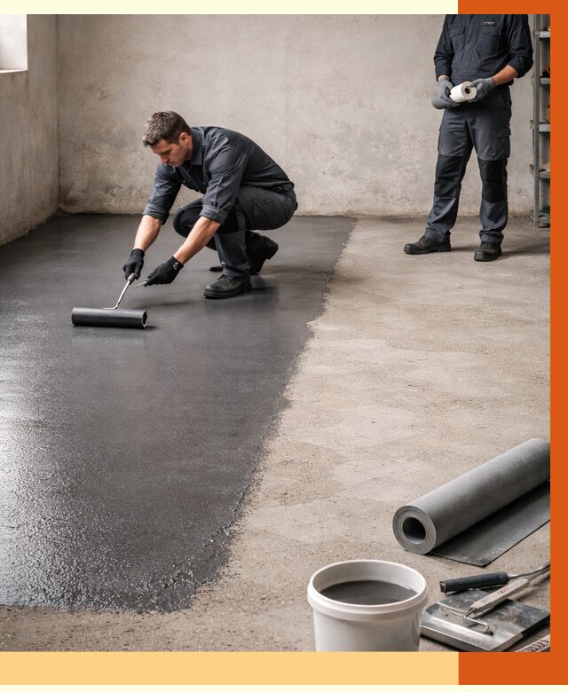 Гидроизоляция гаражного пола в Сарове от 3645 руб./м² — ТепломастерСро профессионально