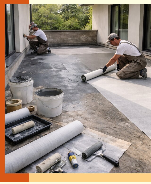 Гидроизоляция террасы в Сарове — надежная защита от влаги и протечек