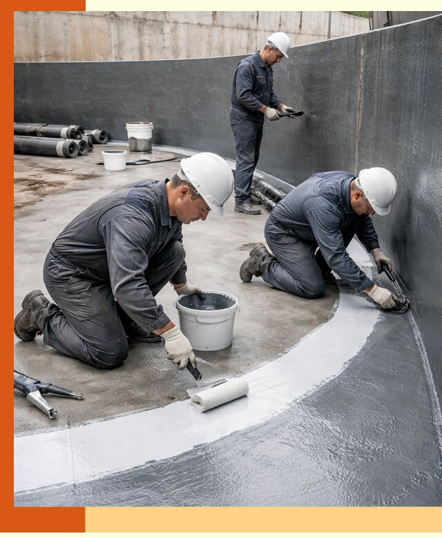 Гидроизоляция резервуара для топлива в Сарове