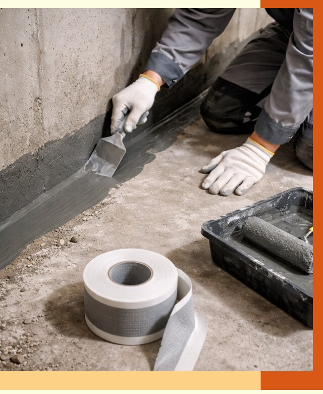 Гидроизоляция швов и герметизация стыков в Сарове от 1302 руб. | ТепломастерСро