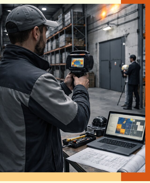 Тепловизионное обследование склада в Сарове от 6770 руб. | ТепломастерСро