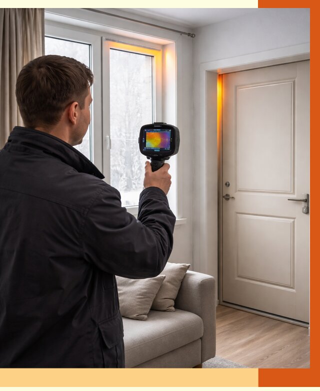 Тепловизионное обследование окон и дверей в Сарове от 4687 руб. | ТепломастерСро