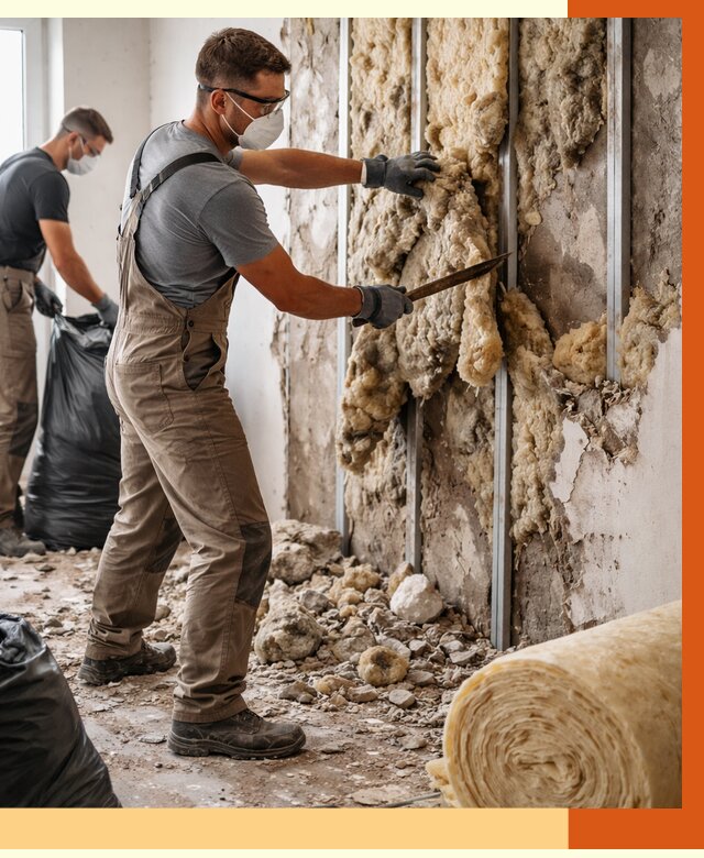 Демонтаж старого утеплителя в Сарове от 3645 руб. — работы под ключ | ТепломастерСро