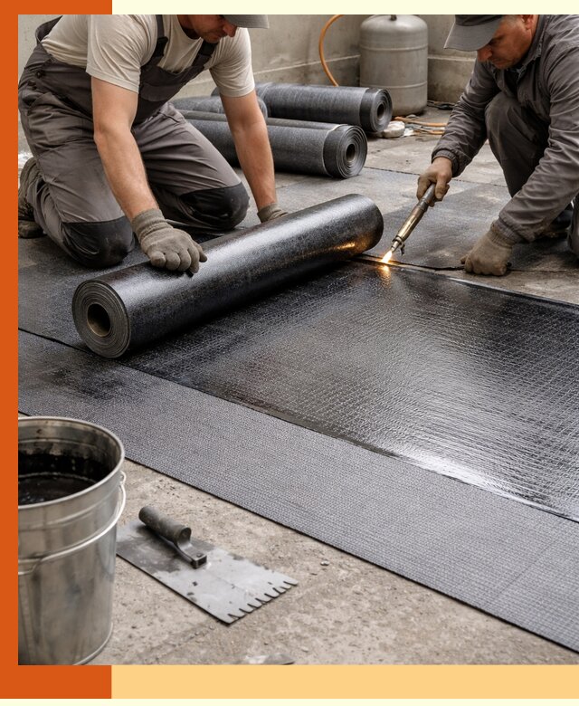 Монтаж гидроизоляционной мембраны в Сарове для зданий и конструкций