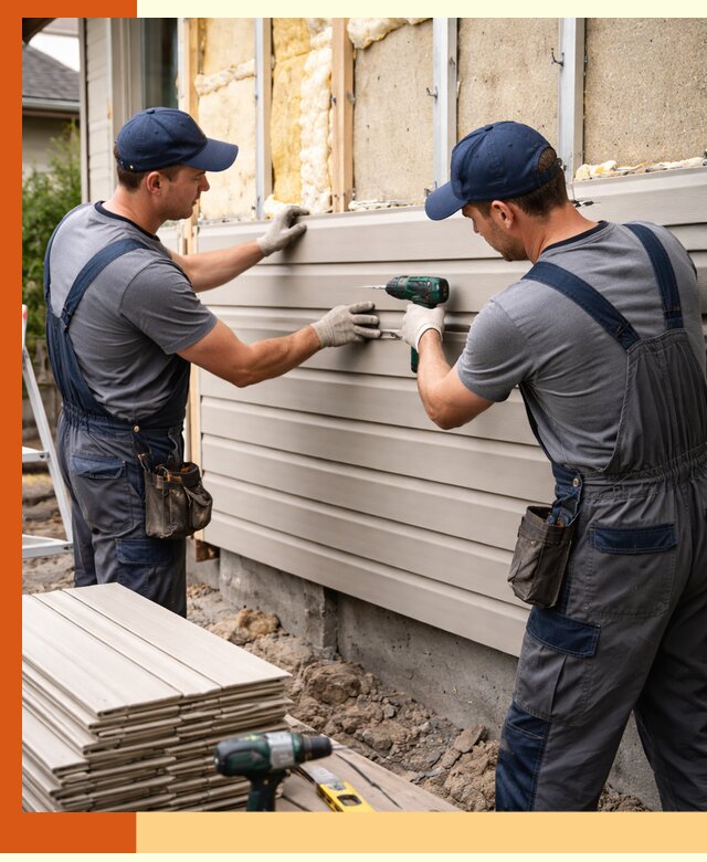 Монтаж сайдинга после утепления в Сарове качественно и надежно